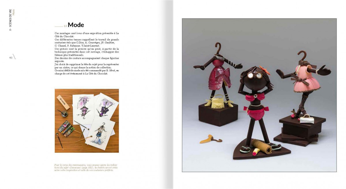 Livre L'Art du montage en chocolat, Tome 2, mode