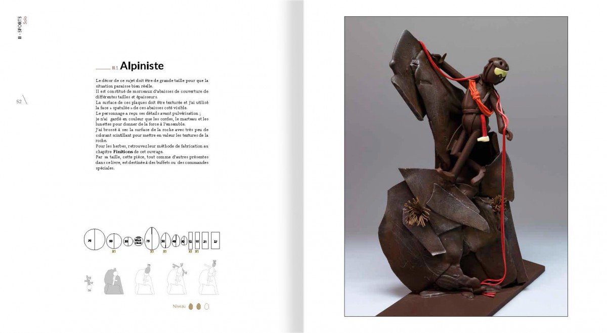 Livre L'Art du montage en chocolat, Tome 2, alpiniste