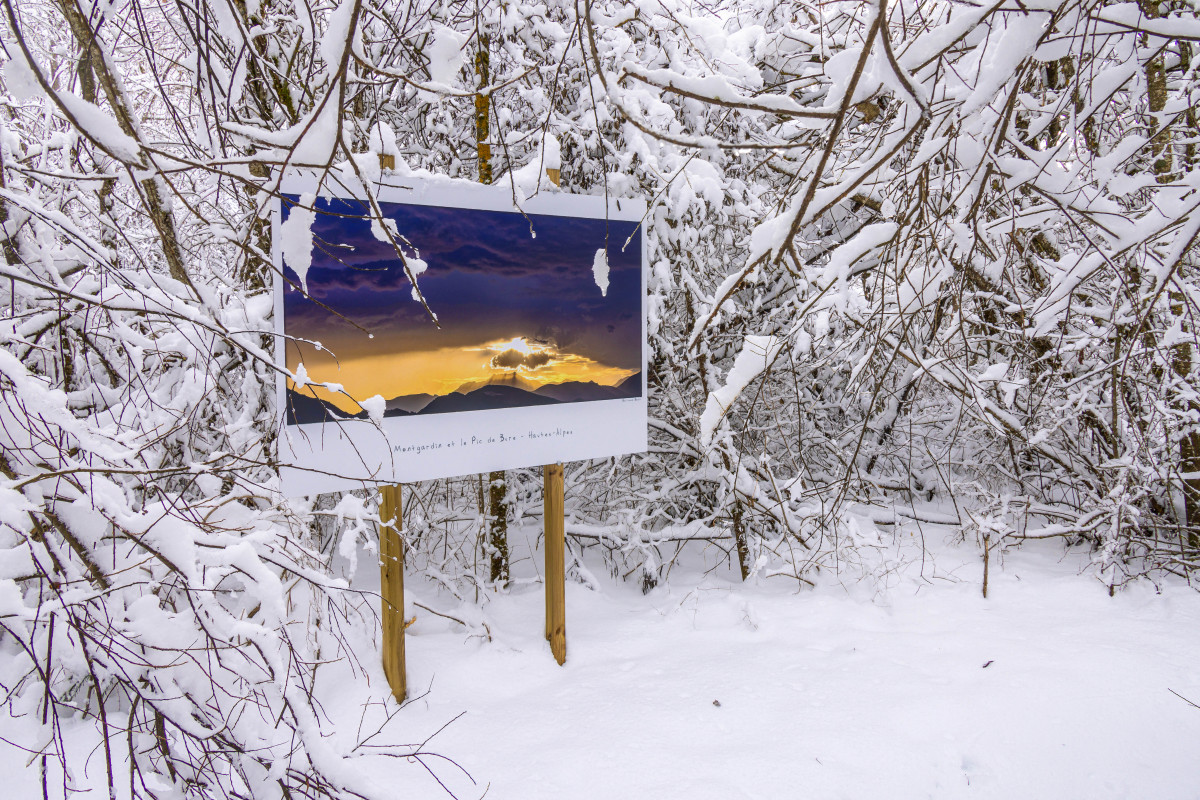 Lumières alpines, exposition photographique de Bertrand Bodin, Pic de Bure