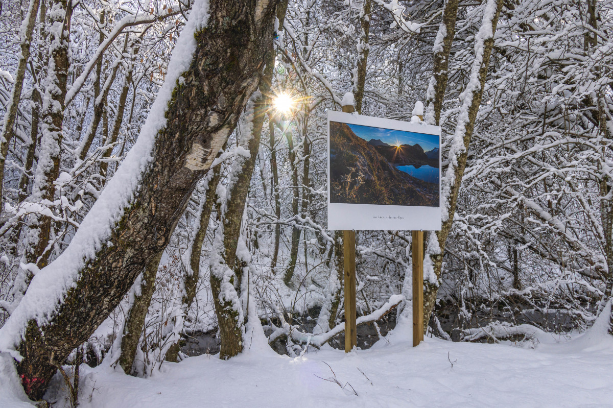 Lumières alpines, exposition photographique de Bertrand Bodin, Lac Lérié