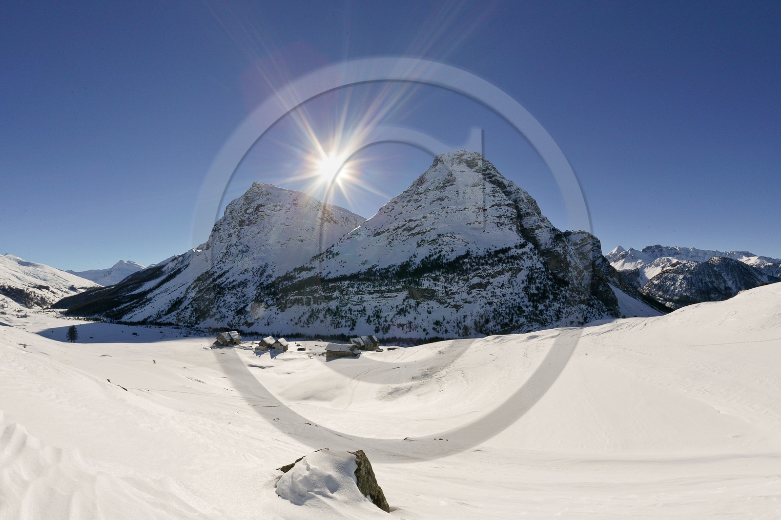 Vallon des Fonds de Cervières, hameau La Chau