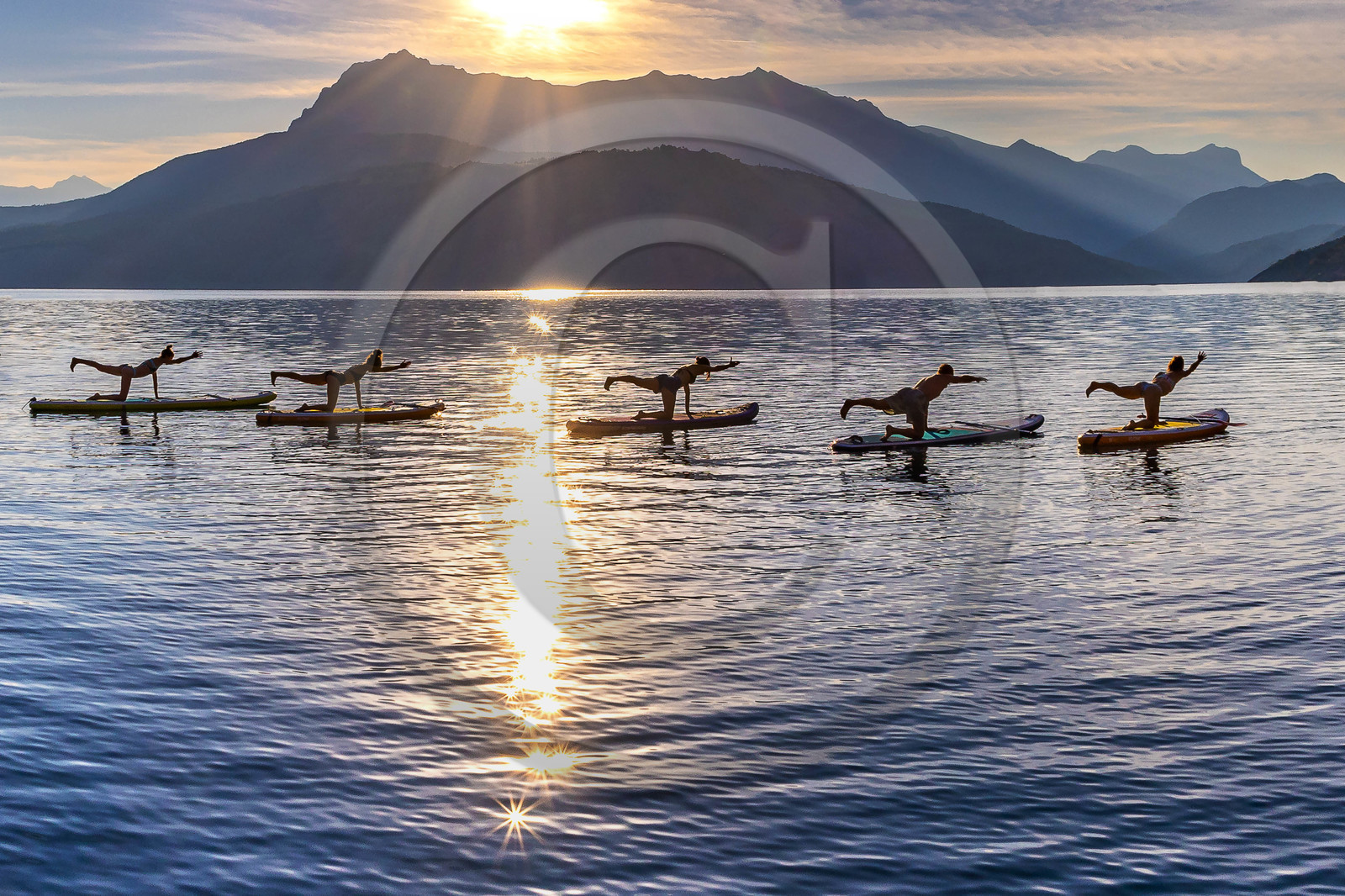 Yoga sur paddle, Serre-Ponçon Aloha