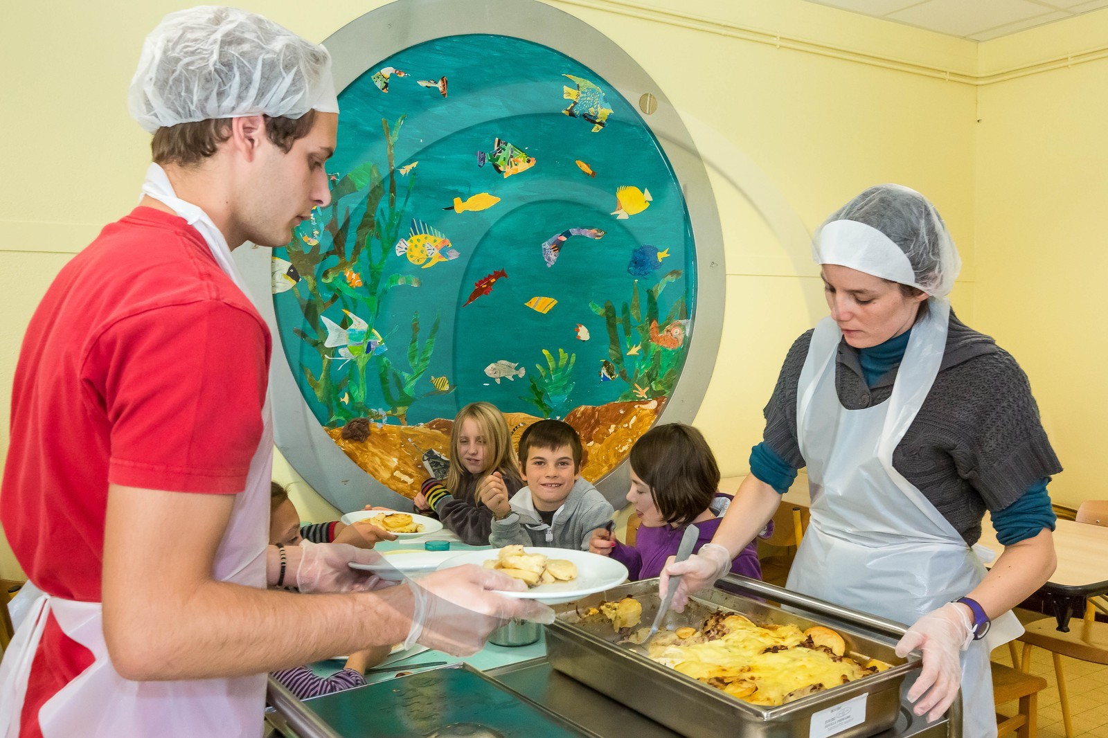 Briançon, restauration scolaire de Fortville
