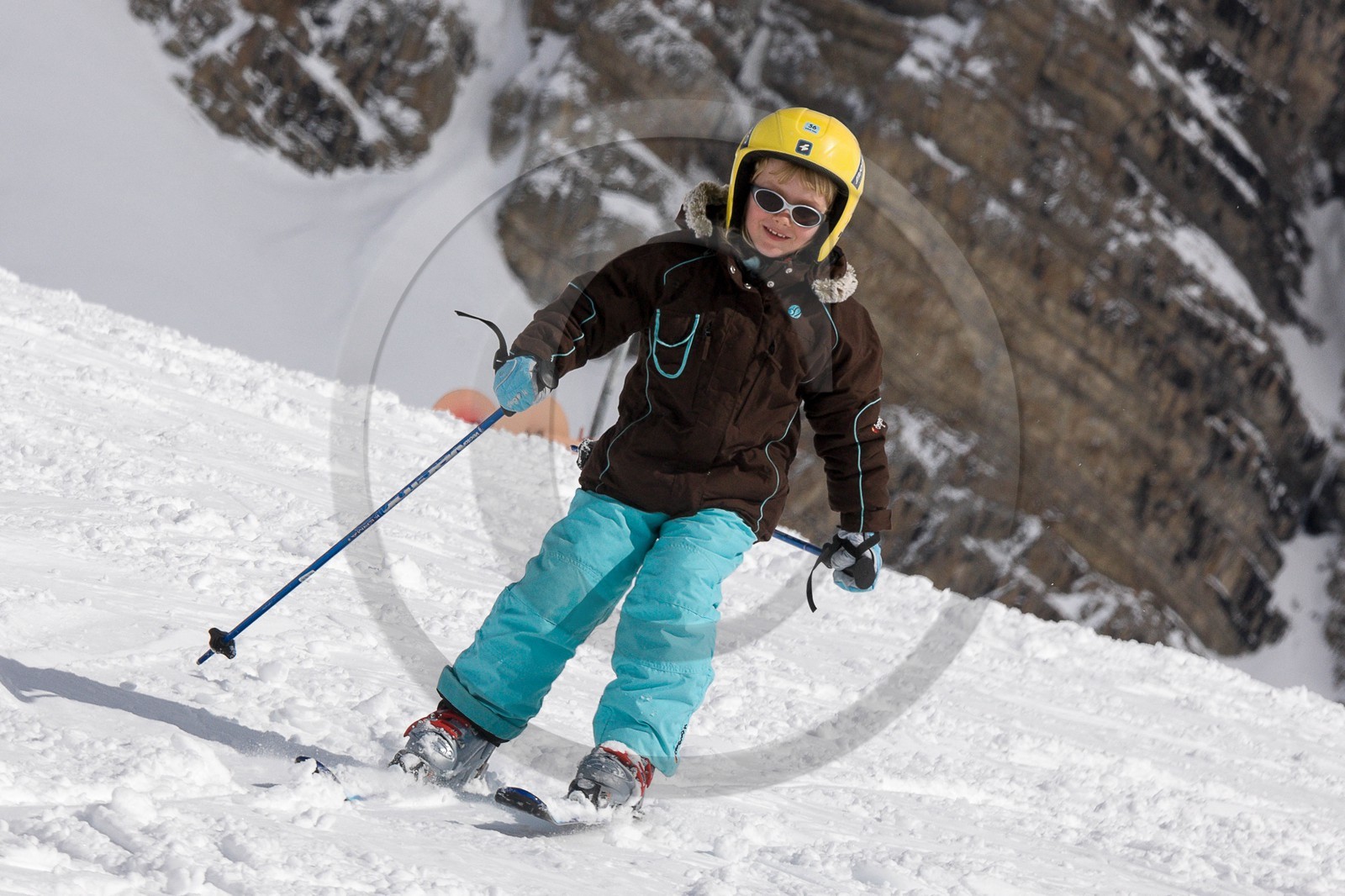 Ski piste enfant