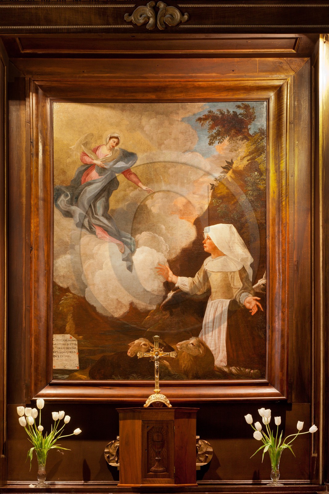 Portrait de Benoîte Rancurel de la chapelle absidiale « La Rotonde »