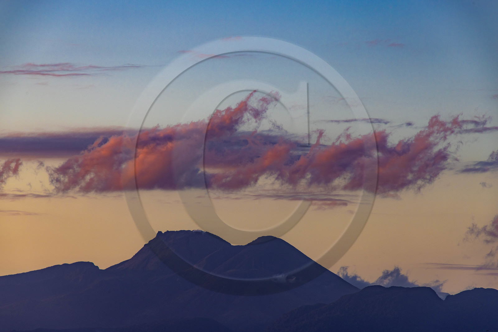 La Soufrière, volcan actif de la Guadeloupe