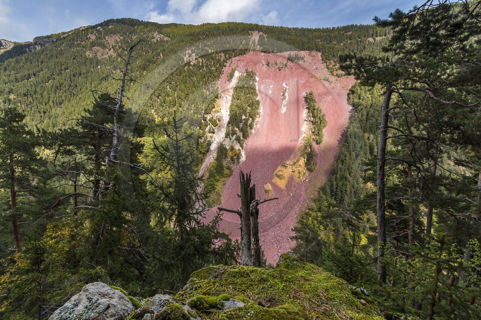 Vallée de la Tinée, Roubion, gorges de la Vionène, las chalanchas