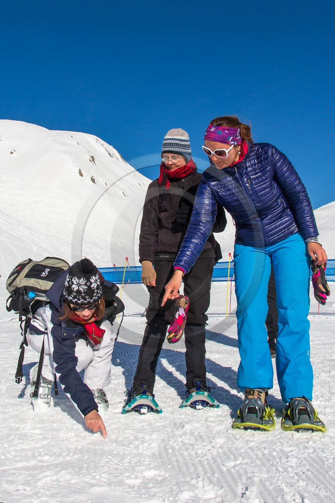 Serre-Chevalier, Snow drawings, une œuvre de l'artiste Sonja Hinrichsen