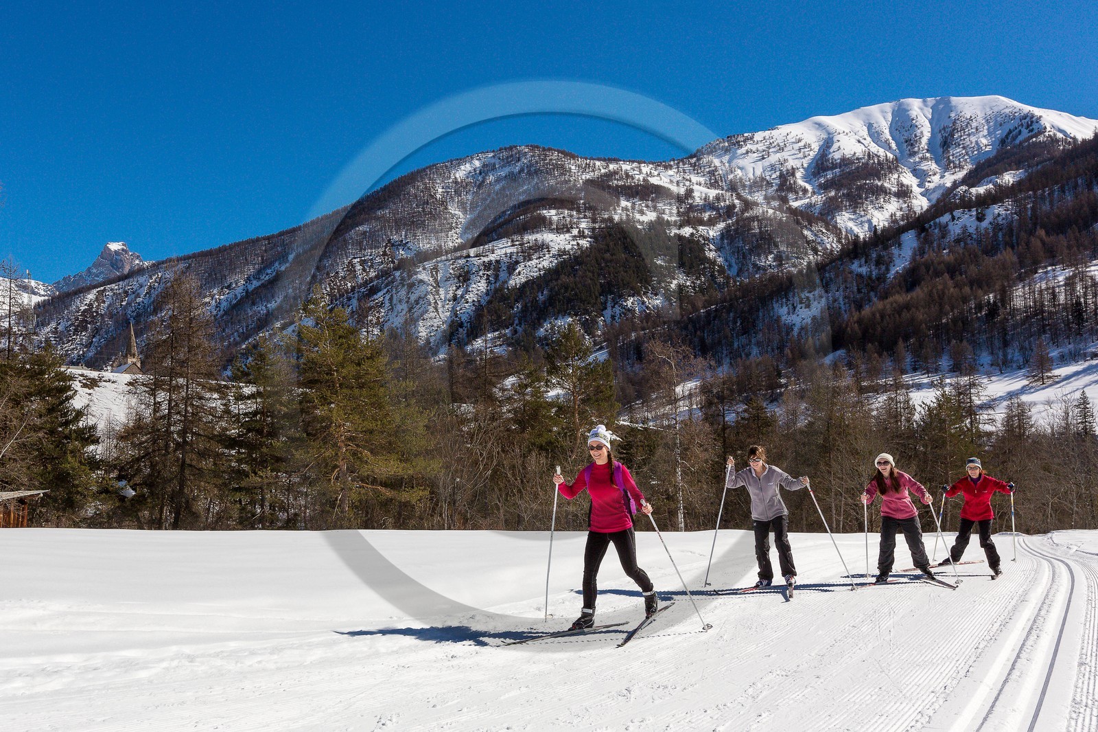 Saint-Paul-sur-Ubaye, Ski nordique, ski de fond