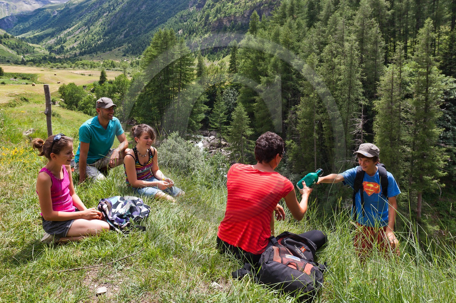 Randonnée famille montagne
