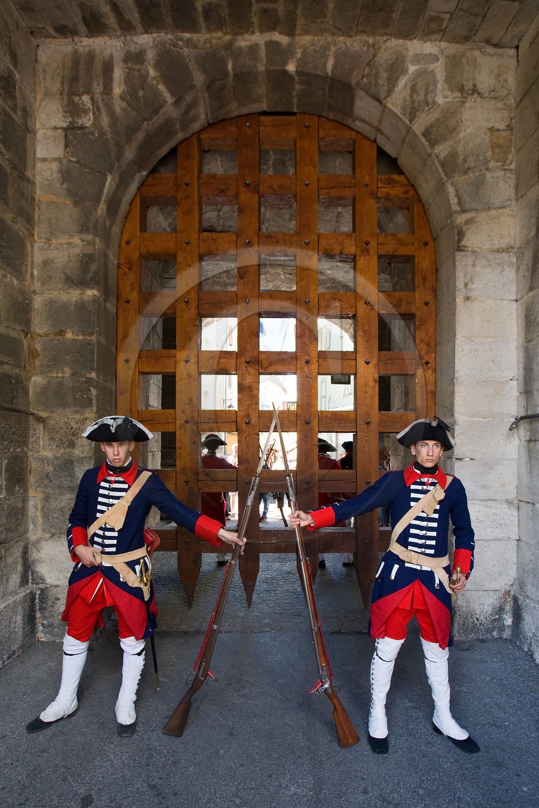 Briançon, l'association Les regiments du passé reconstituent la vie civile et militaire