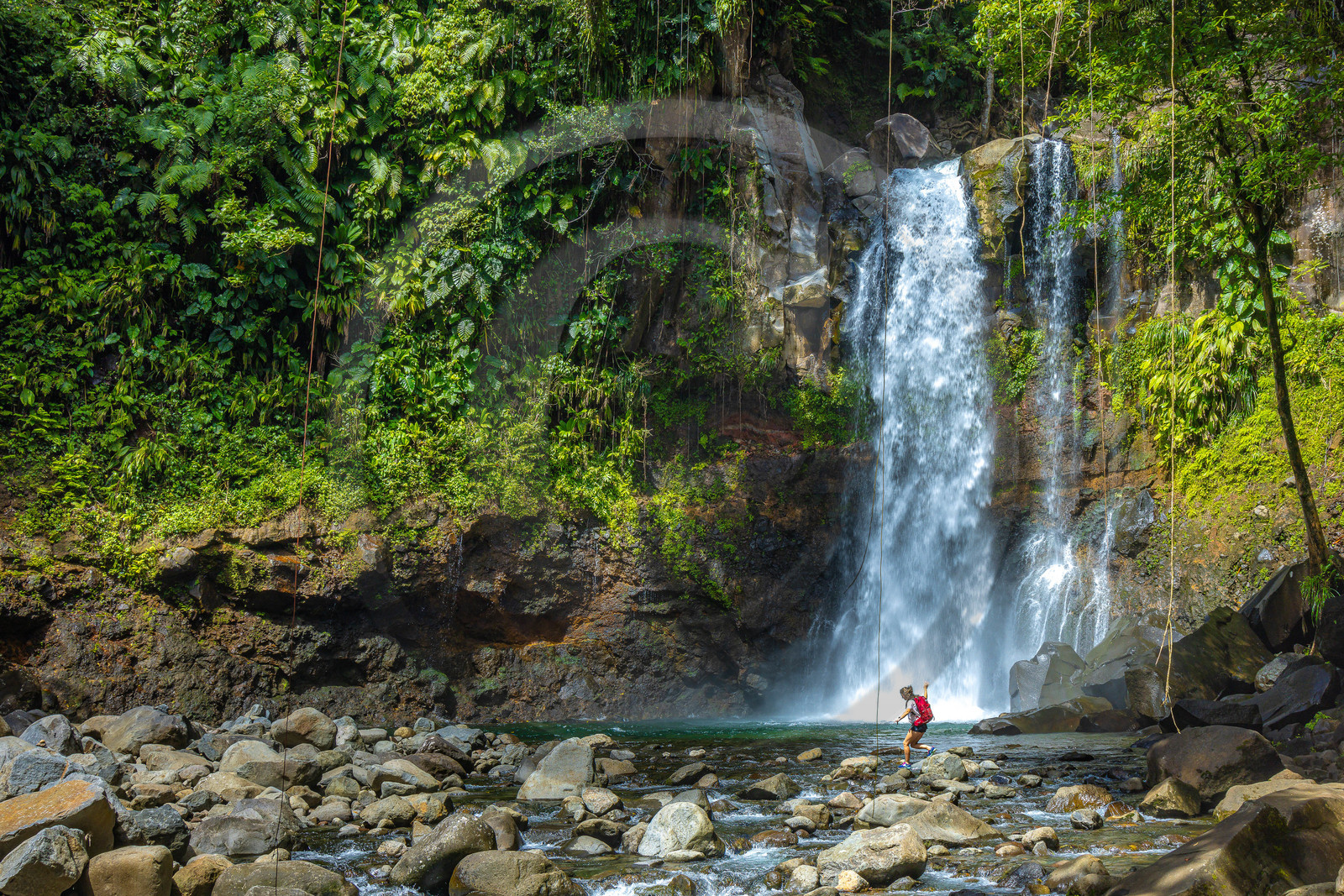 Chute du Carbet, Parc national de la Guadeloupe