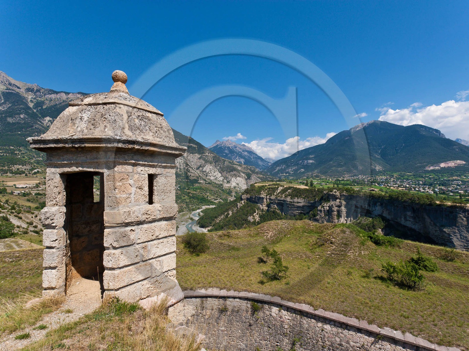 Mont-Dauphin, fortifications Vauban, échauguette