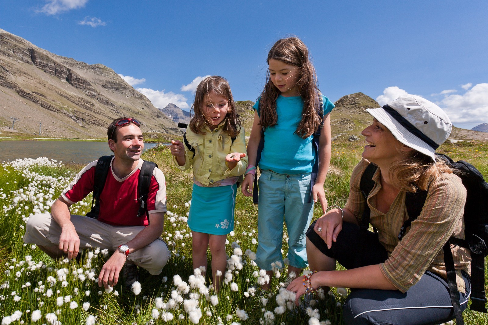 Orcières 1850, randonnée famille