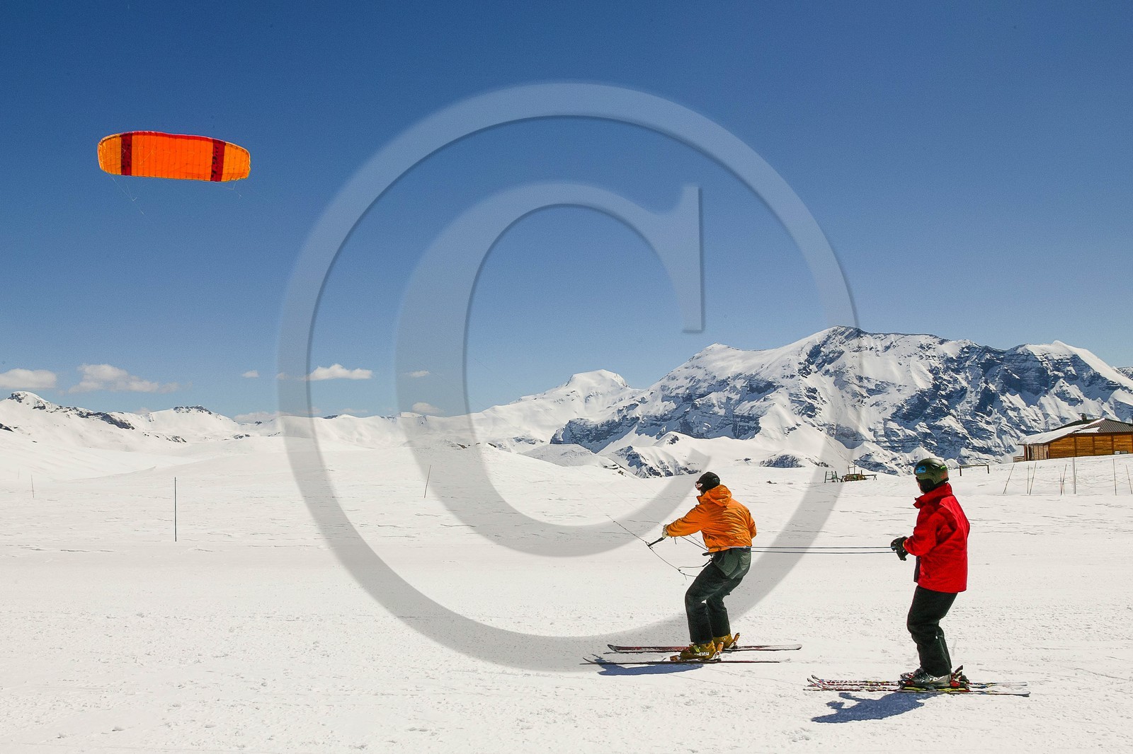 initiation au Snowkite