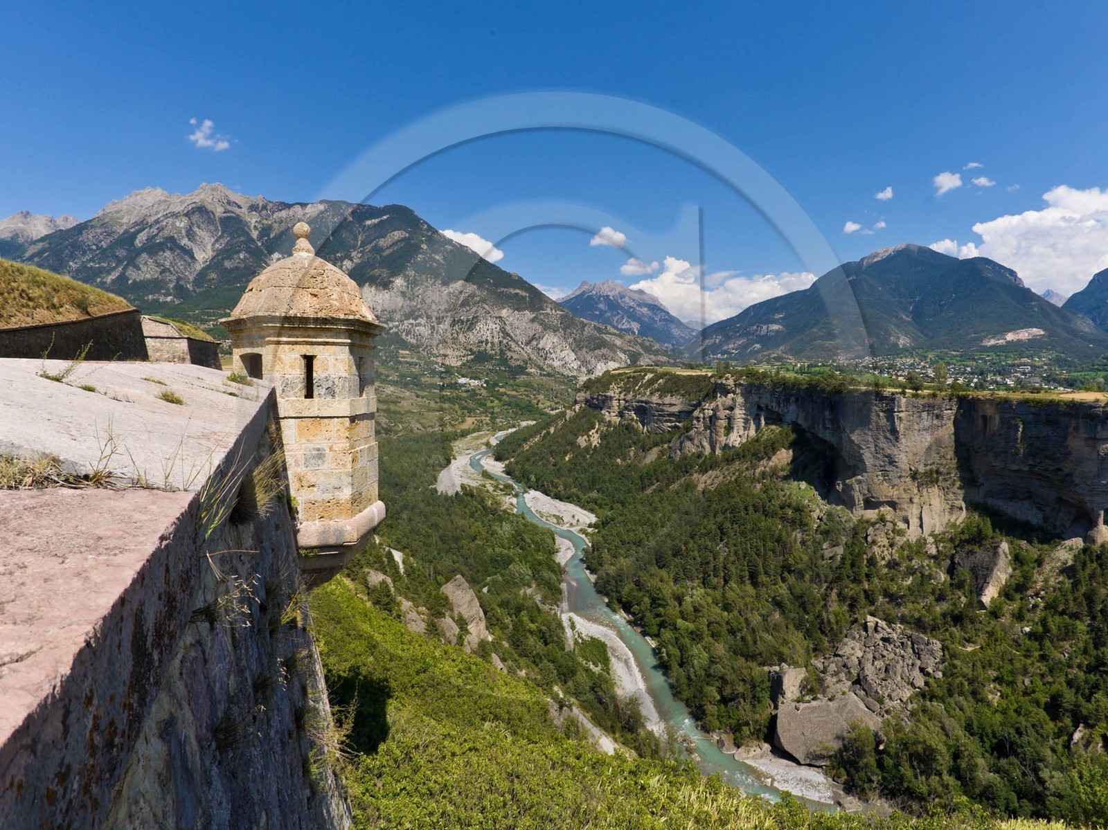 Mont-Dauphin, fortifications Vauban, échauguette