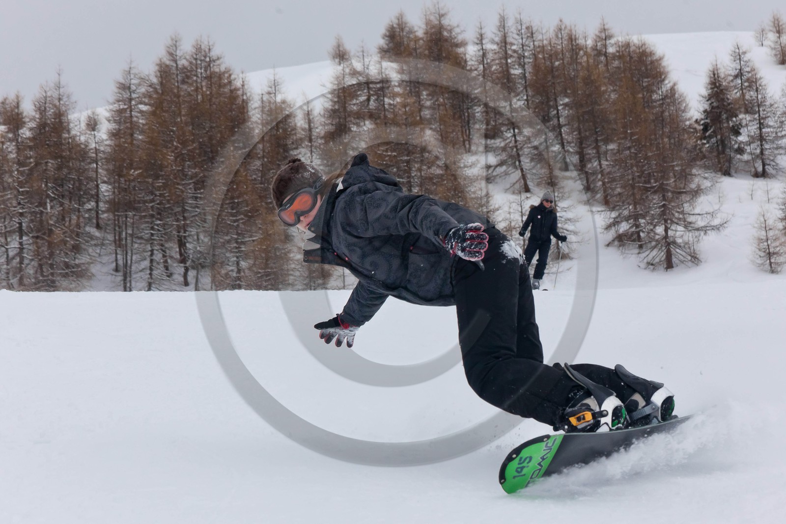 Pays de Serre-Ponçon, Réallon, snowboard, surf des neiges