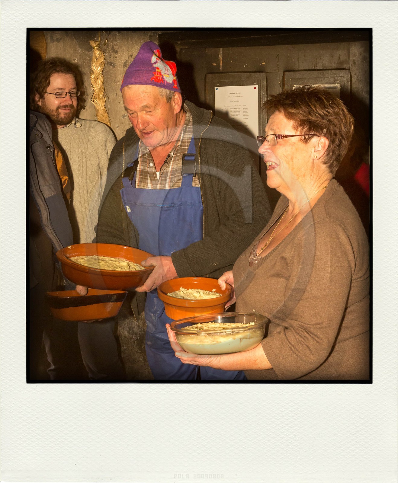 Village de Villar-d'Arène, fête du pain bouilli ou pain noir