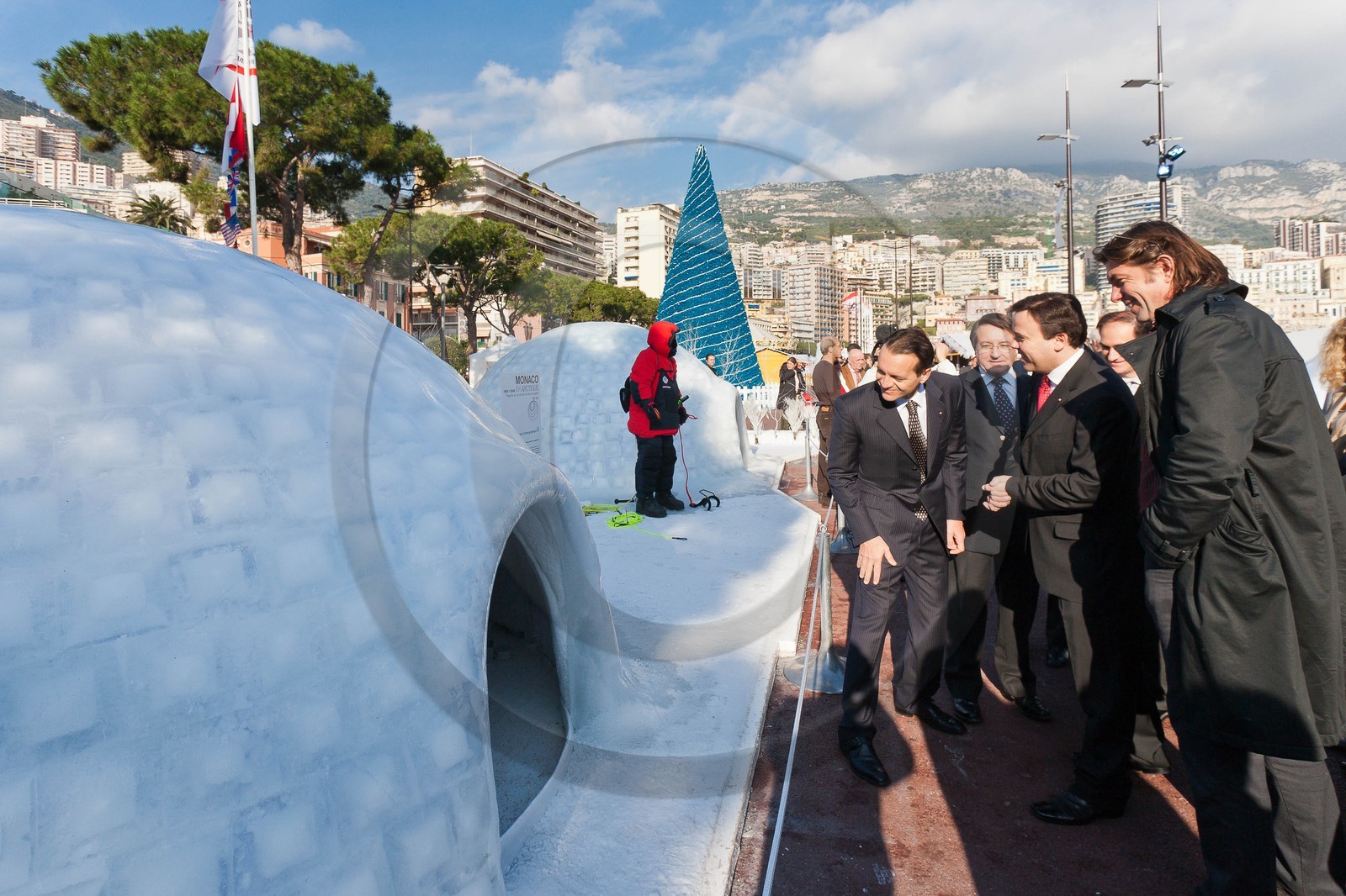 Monaco, exposition de Bertrand Bodin Délices de gel