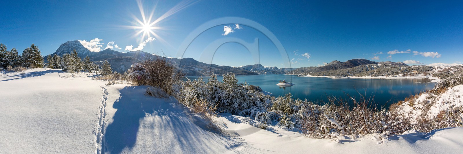 Baie et chapelle Saint-Michel, randonnée raquettes