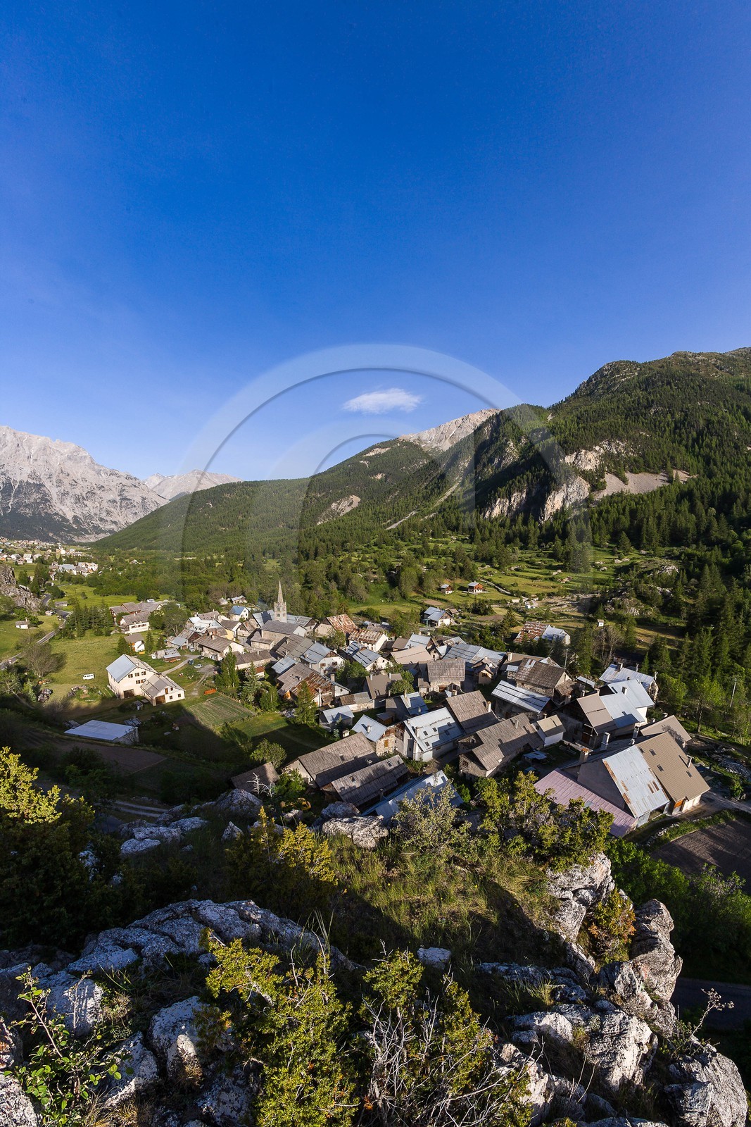 Vallée de la Clarée, village de Névache