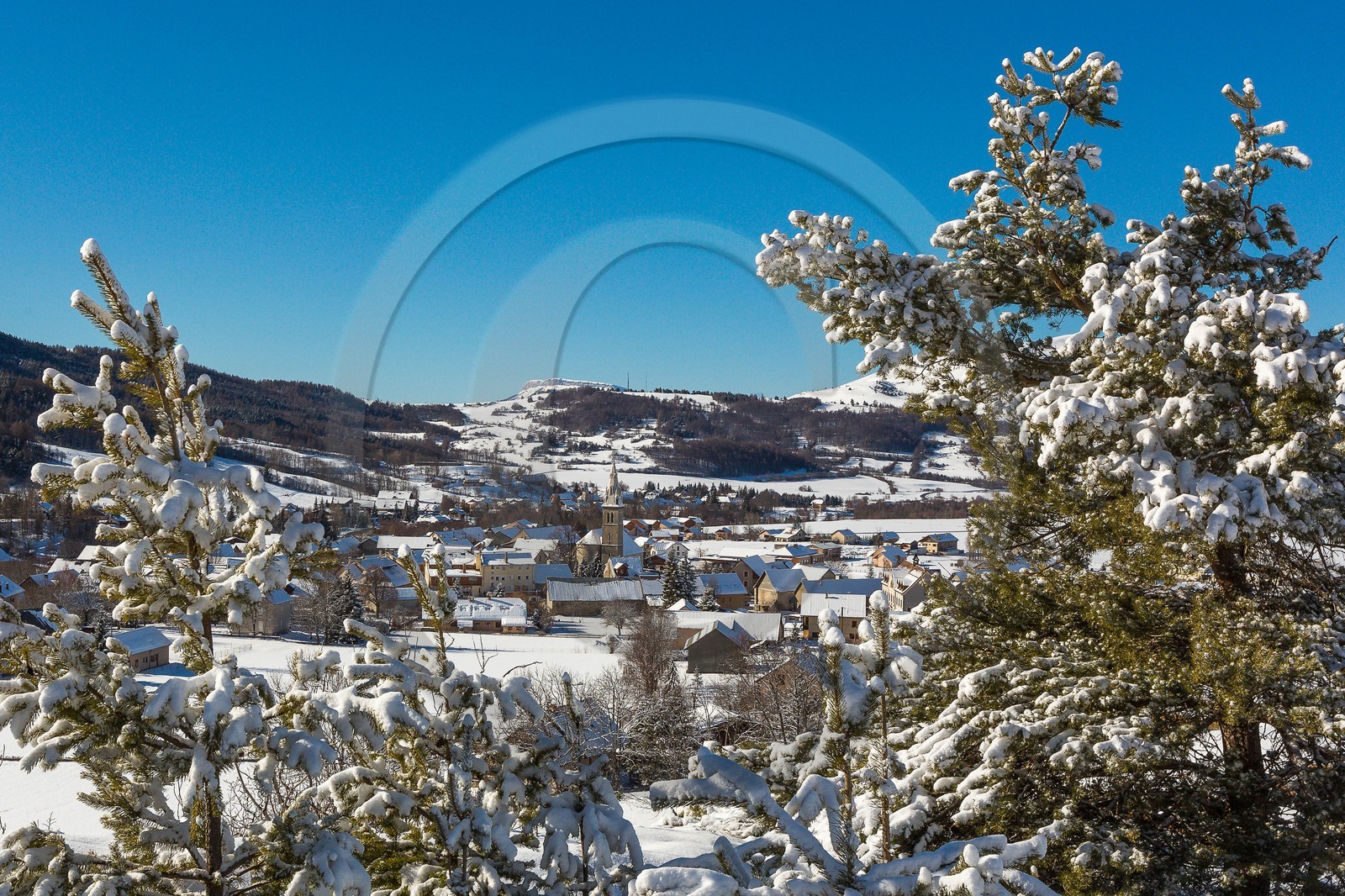 Vallée du Champsaur, station village d'Ancelle