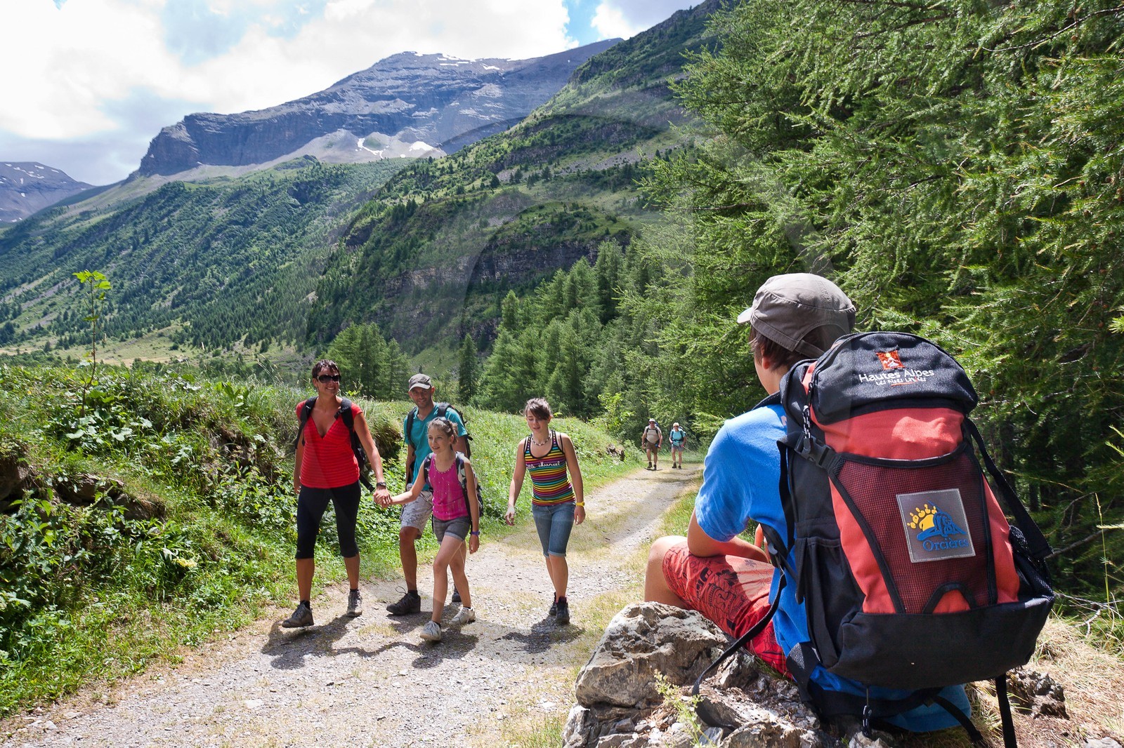 Randonnée famille montagne