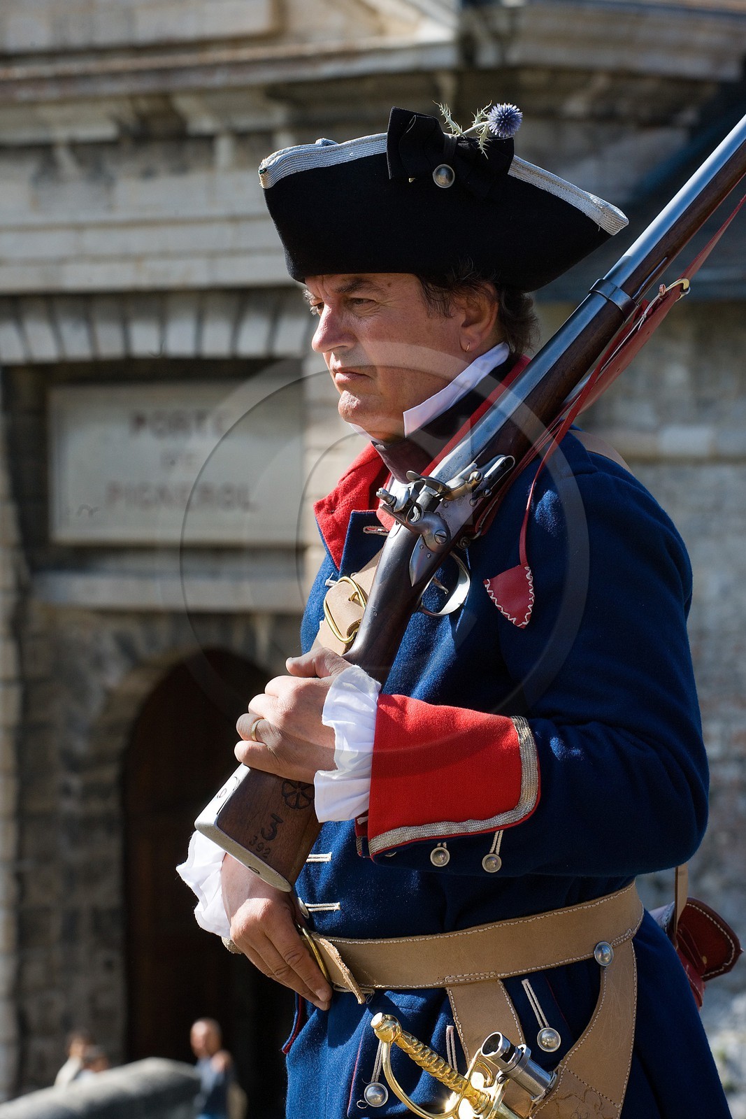 Briançon, l'association Les regiments du passé reconstituent la vie civile et militaire