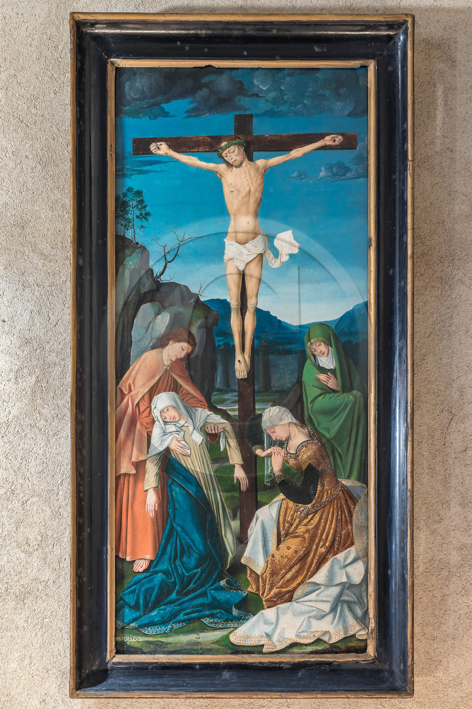 Crucifixion, école Flamande du 15ème Siècle