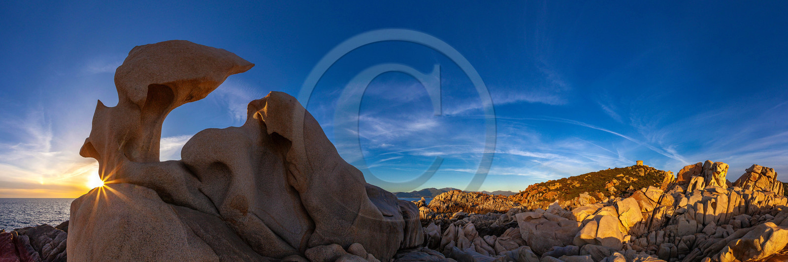Tour génoise de Campomoro et taffoni