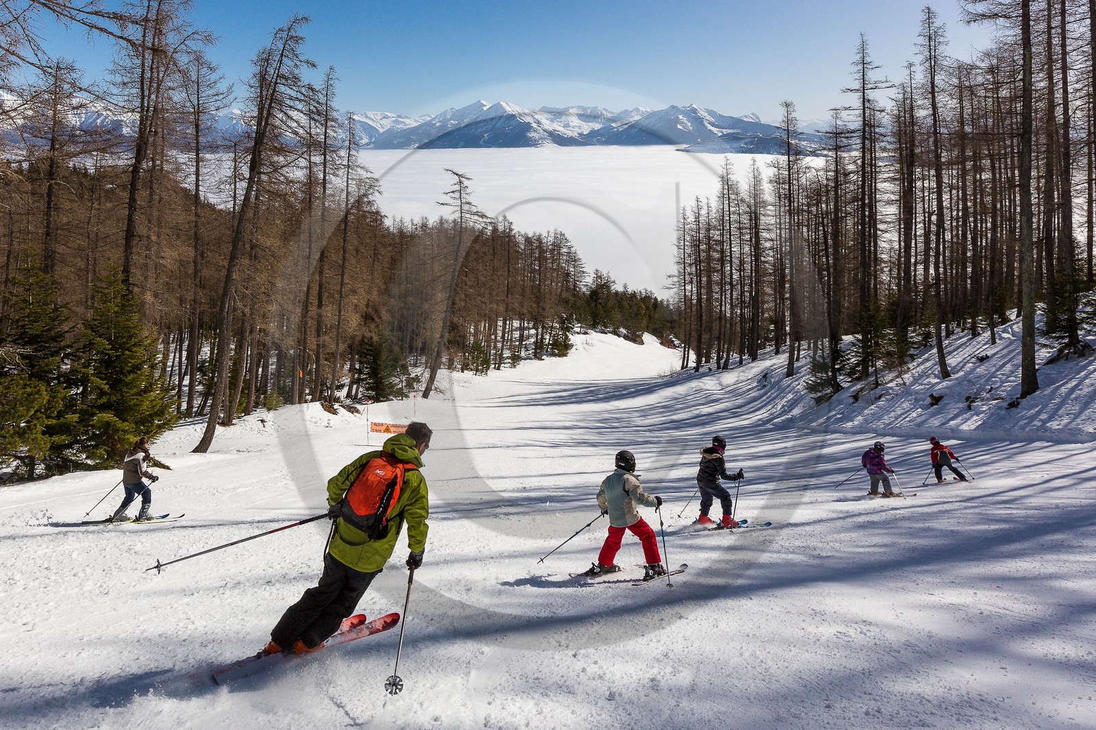 vallée du Champsaur, station de ski de Laye-en-Champsaur