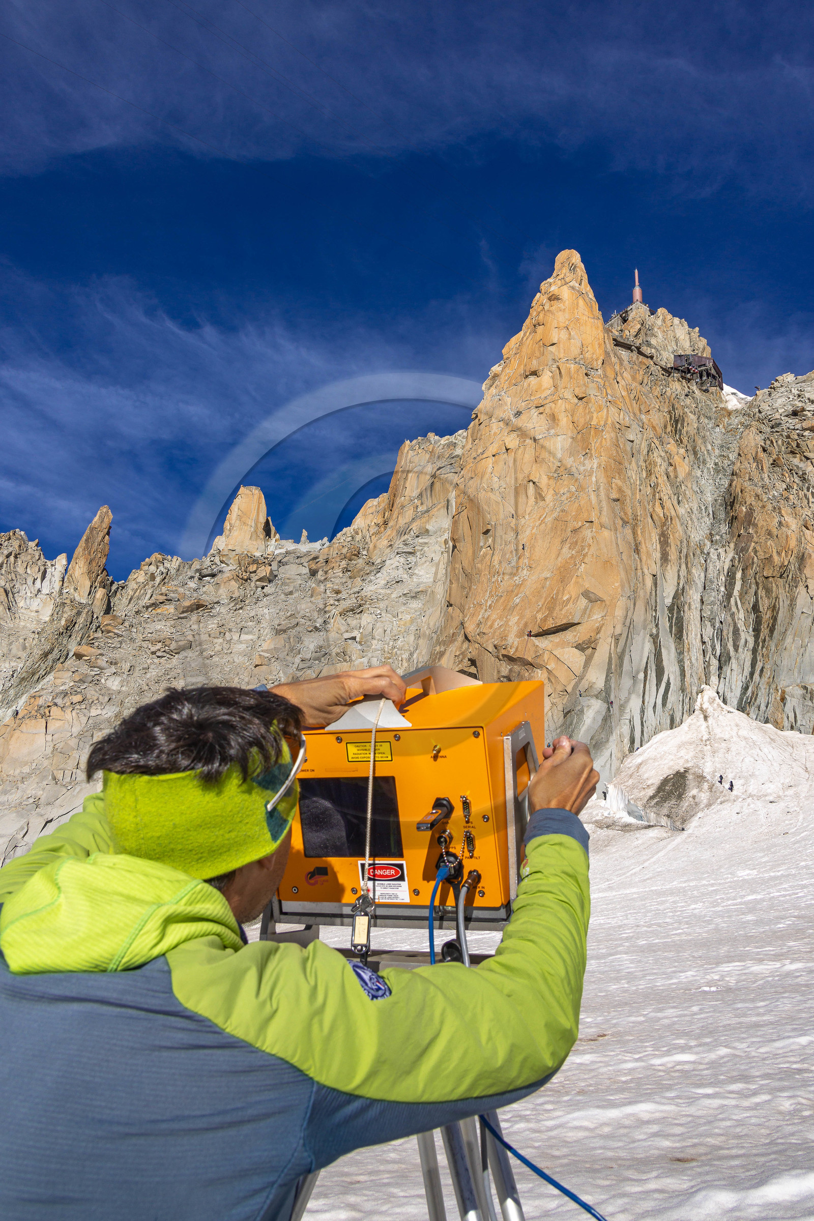 Géomorphologie à l'Aiguille du Midi