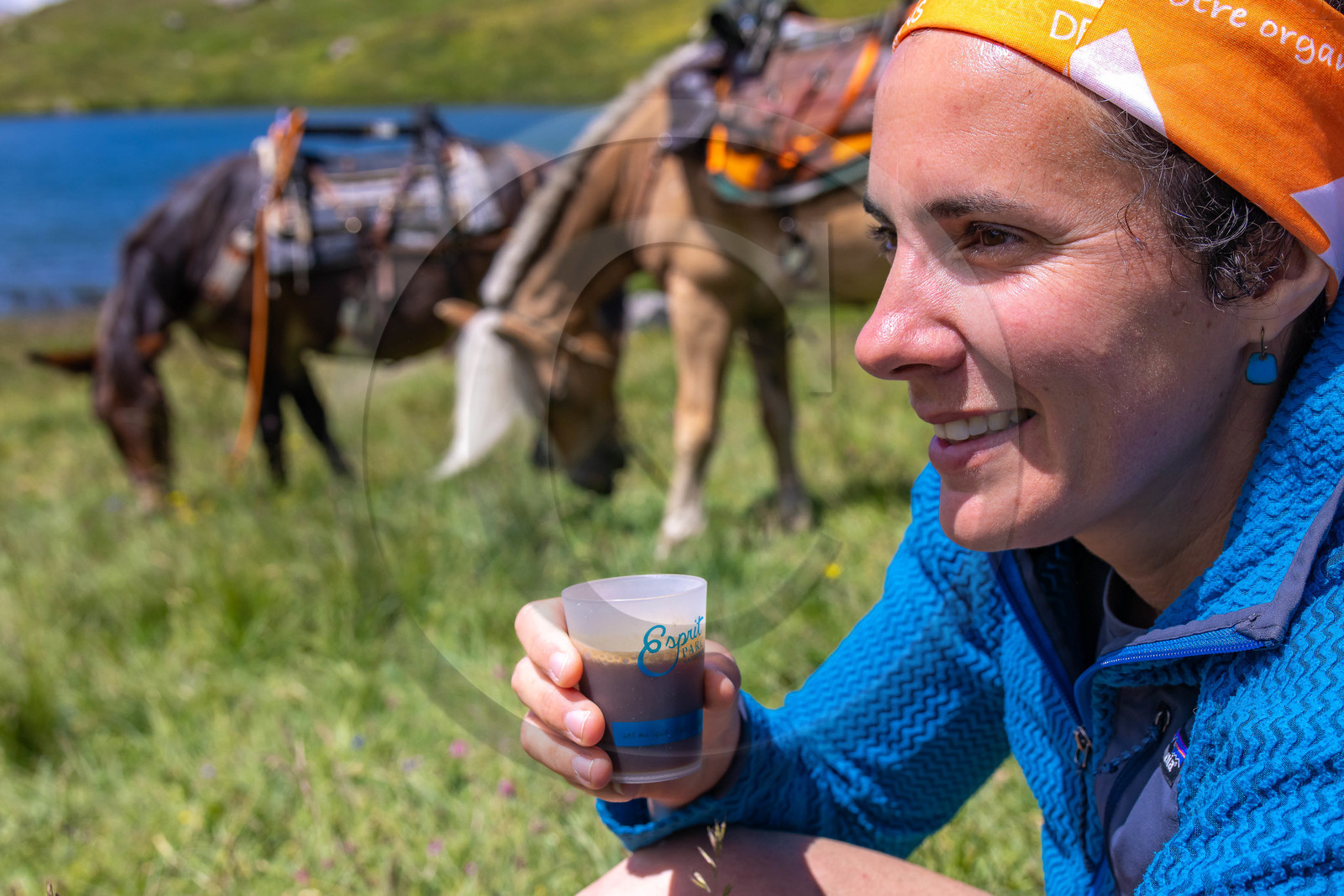 Trek famille avec animaux de bats
