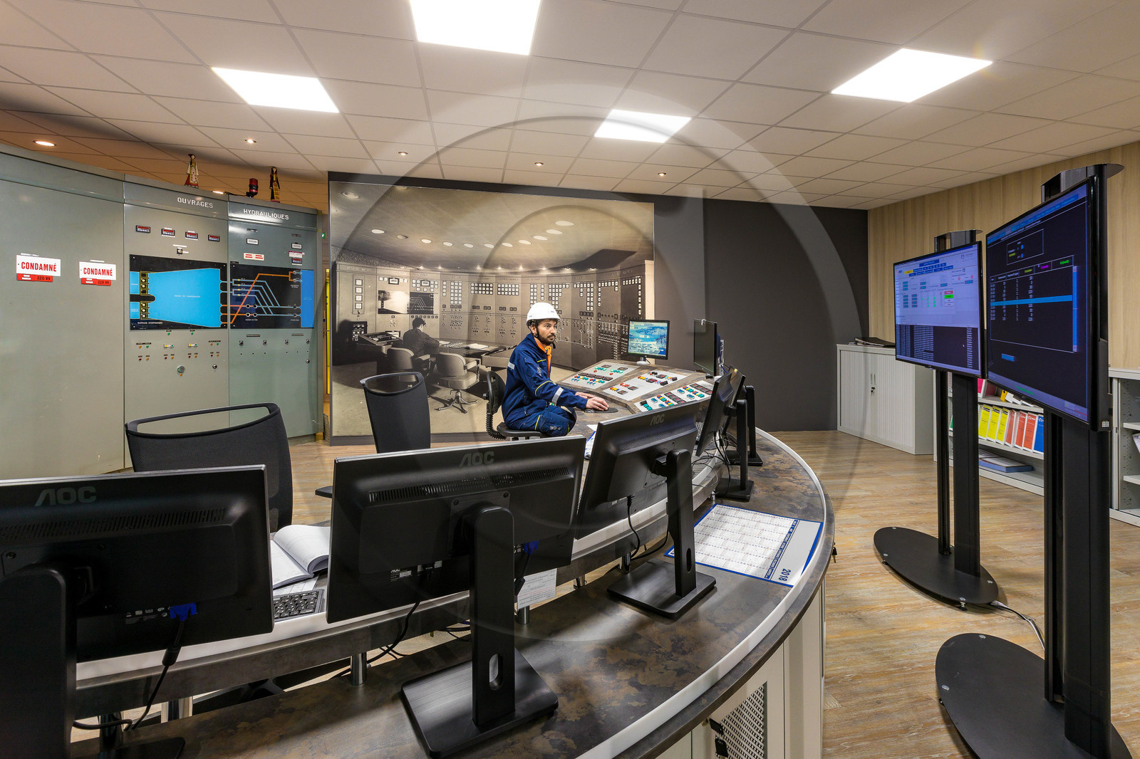 Barrage de Serre-Ponçon, usine hydroélectrique EDF