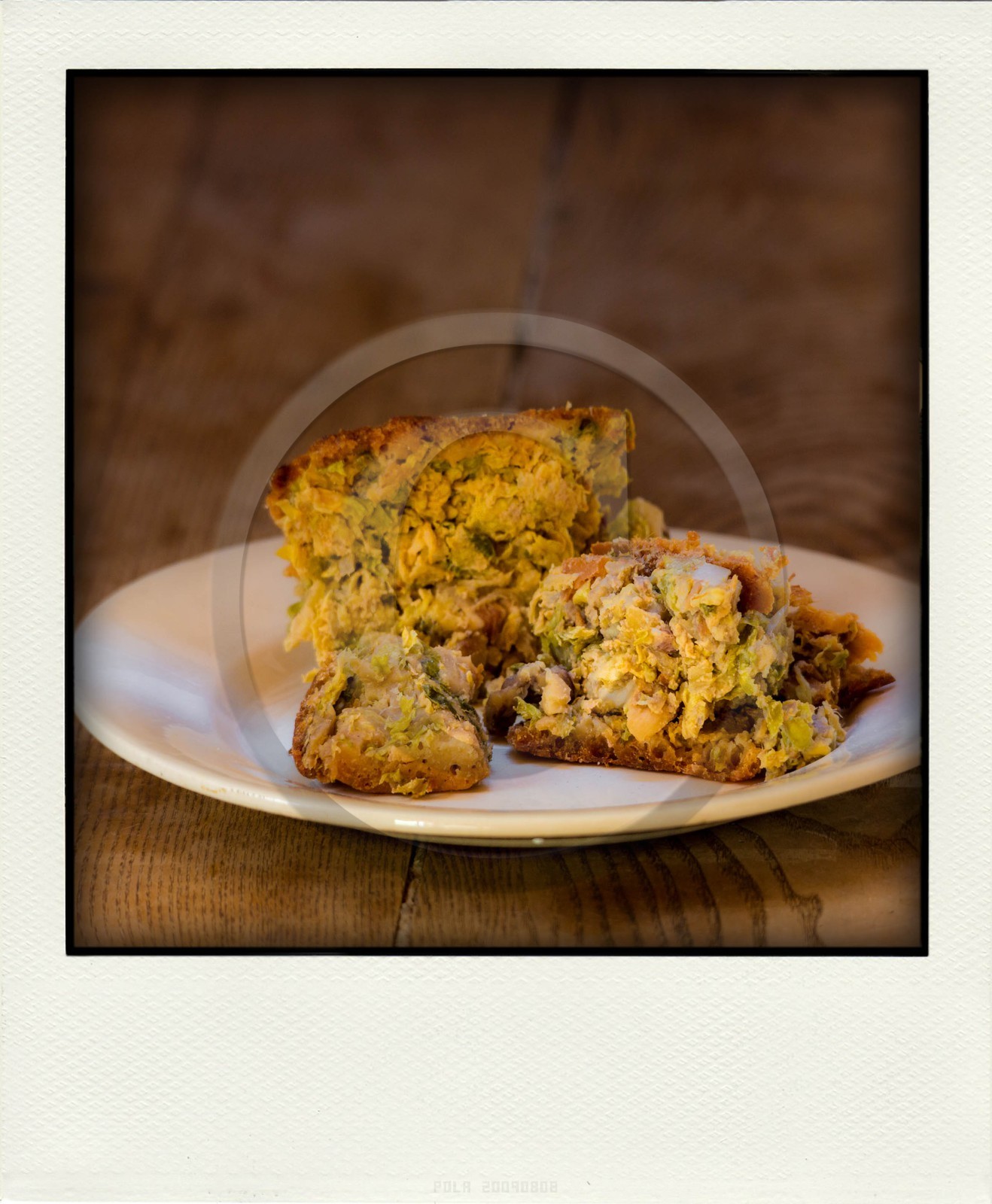 Village de Villar-d'Arène, fête du pain bouilli ou pain noir, plat de la tourte au choux