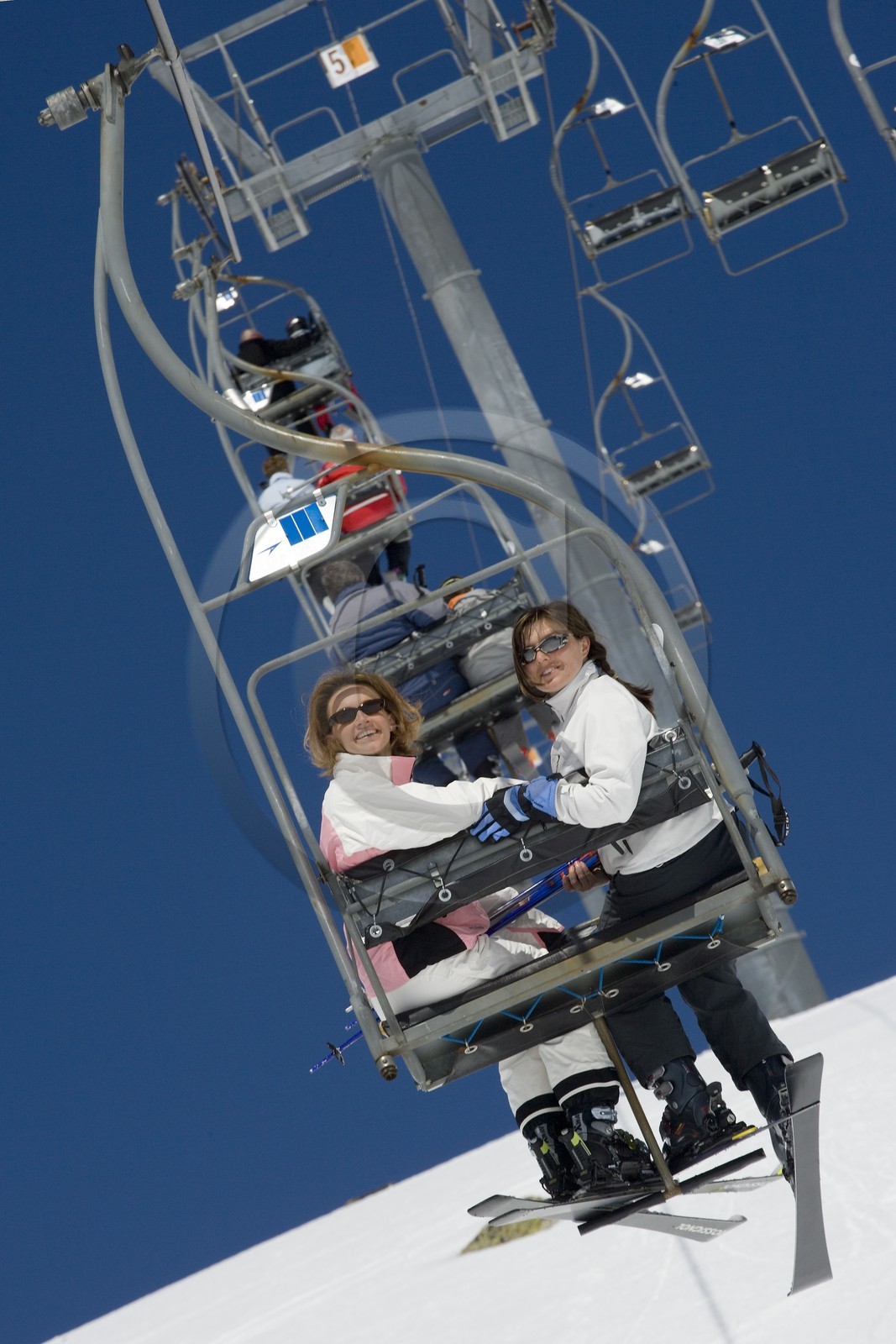 Station de ski d'Orcières 1850, télésiège des Lacs