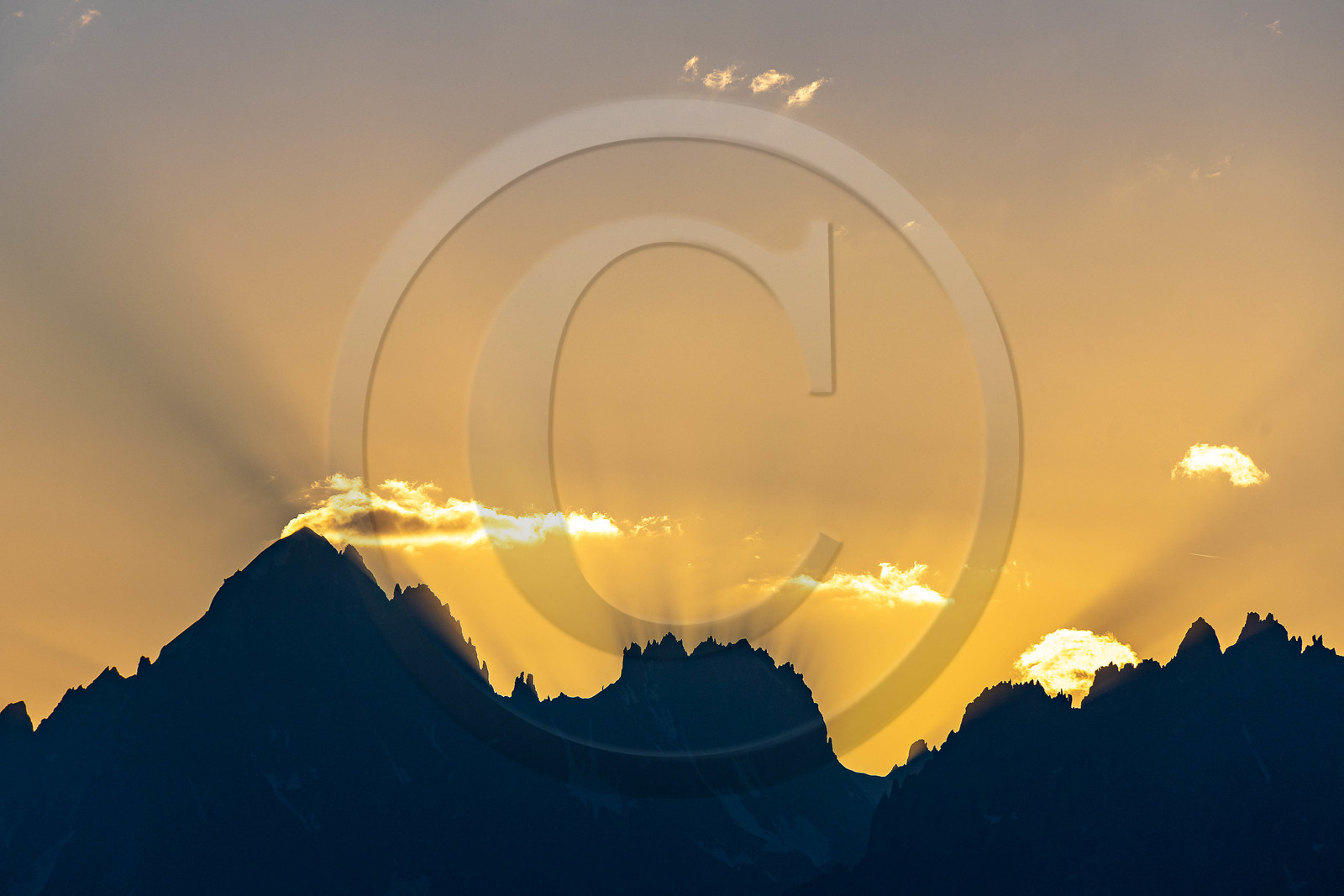 Massif du Mont-Blanc, les aiguilles de Chamonix
