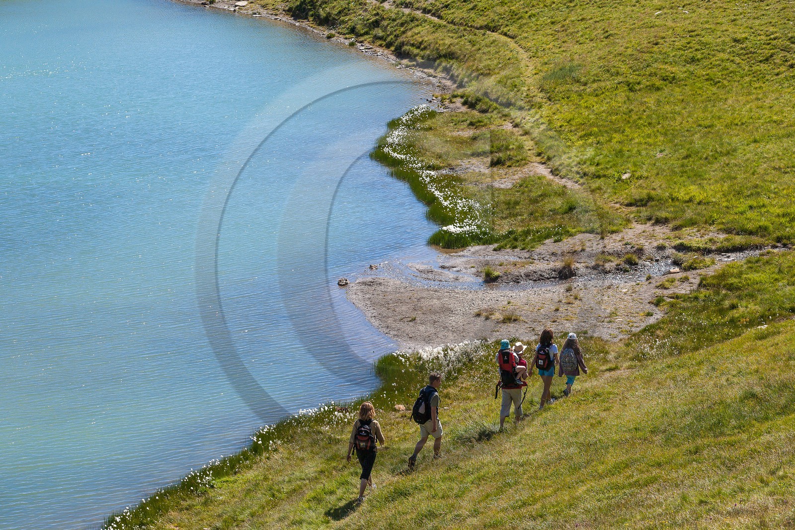 Orcières 1850, randonnée famille