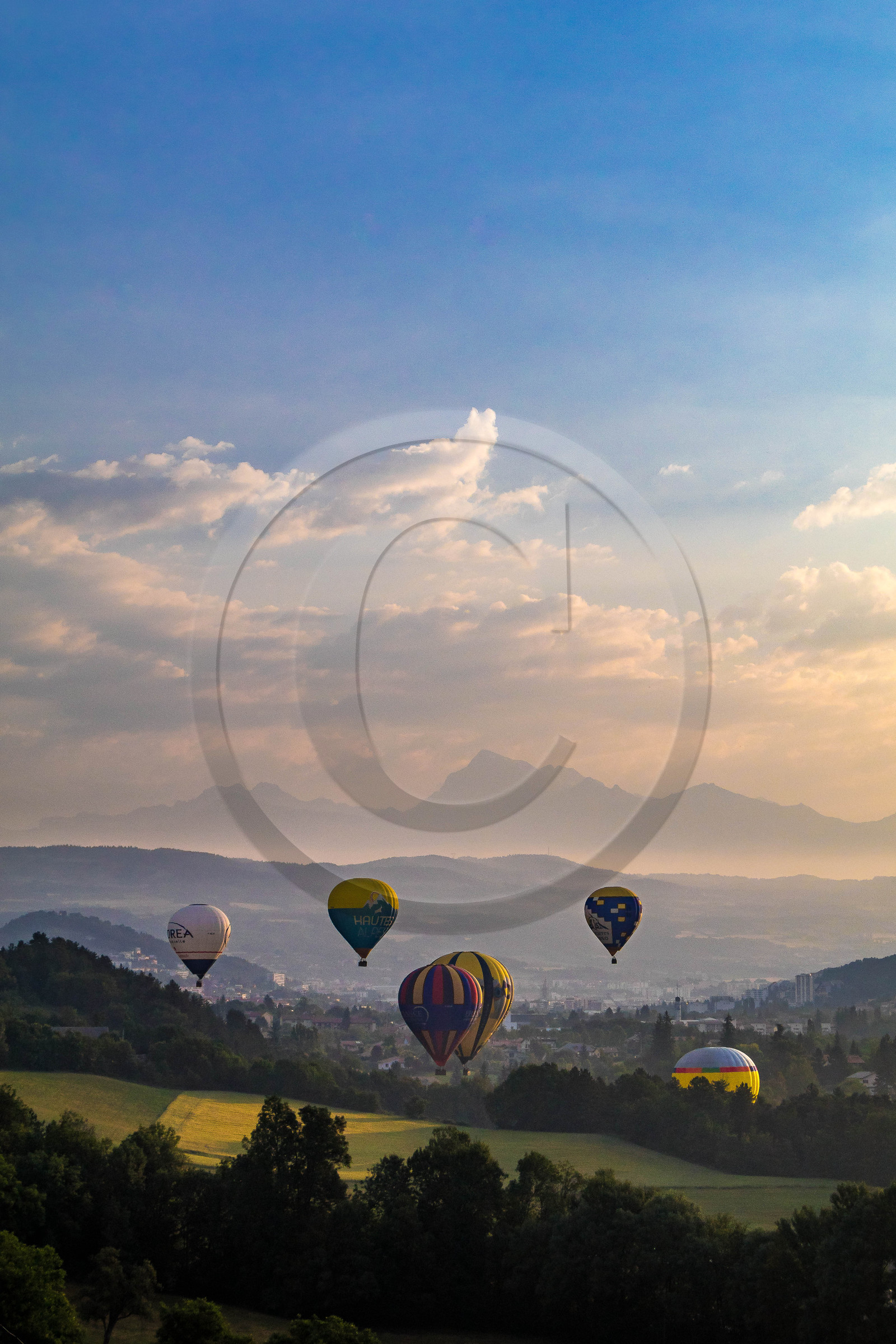 Gap, vol en montgolfière