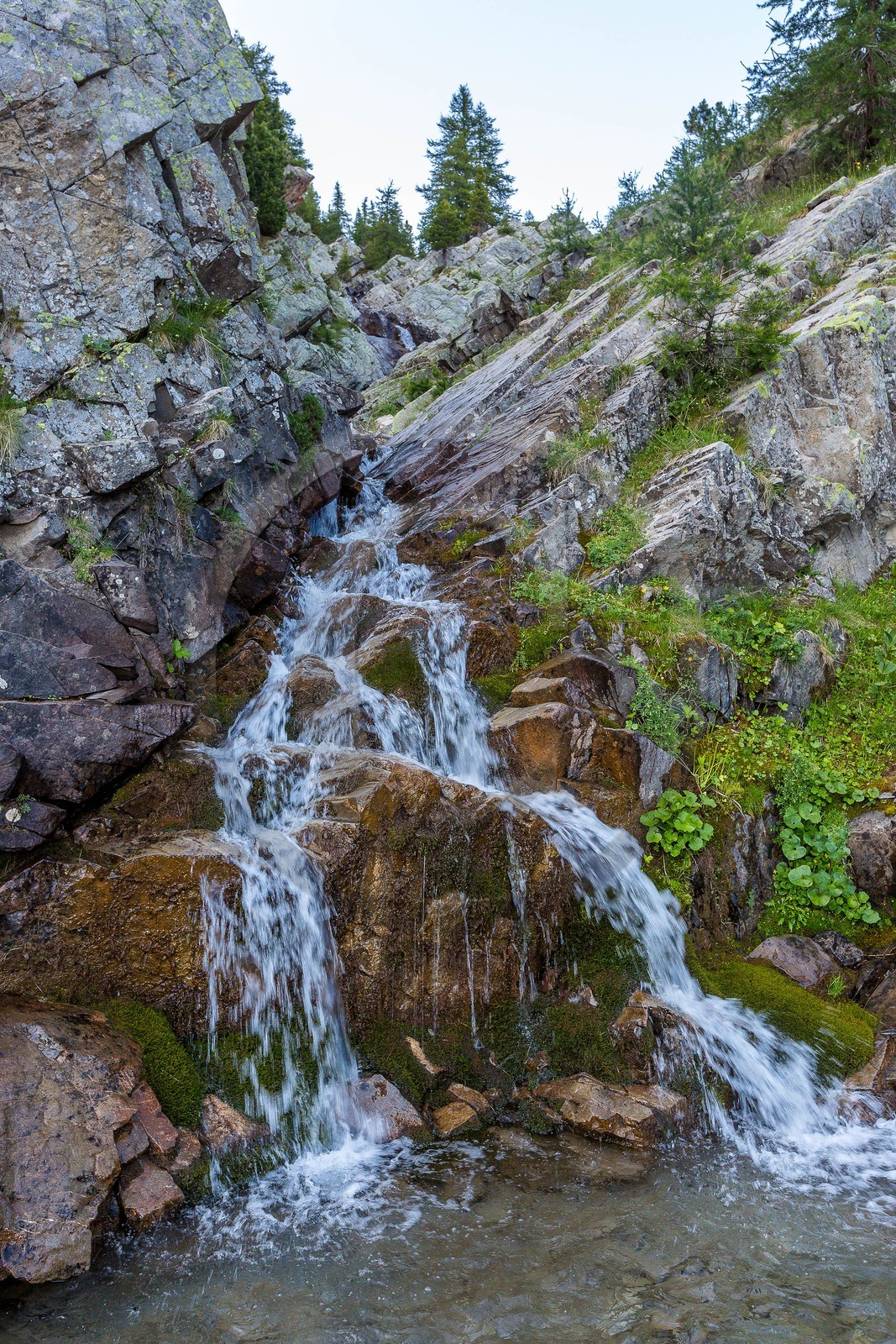 Ubaye, Vallon du Laverq, cascade des Lausas