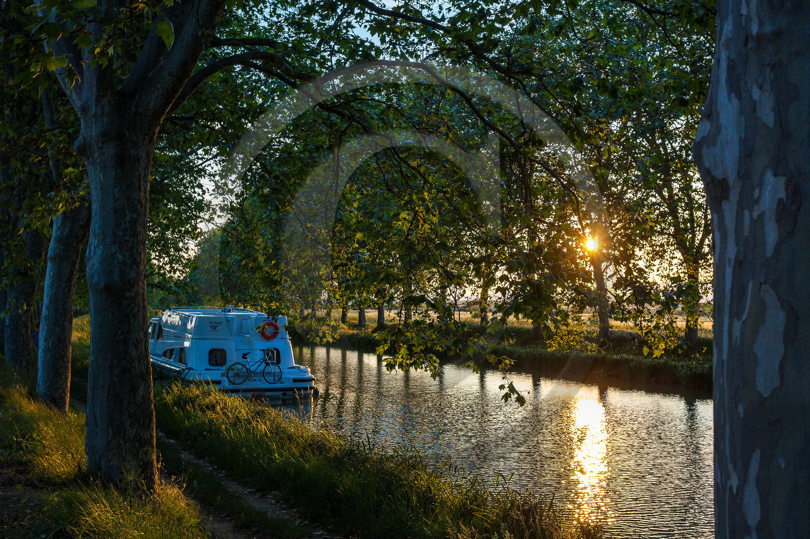 Canal du Midi, inscrit au Patrimoine mondial de l'UNESCO