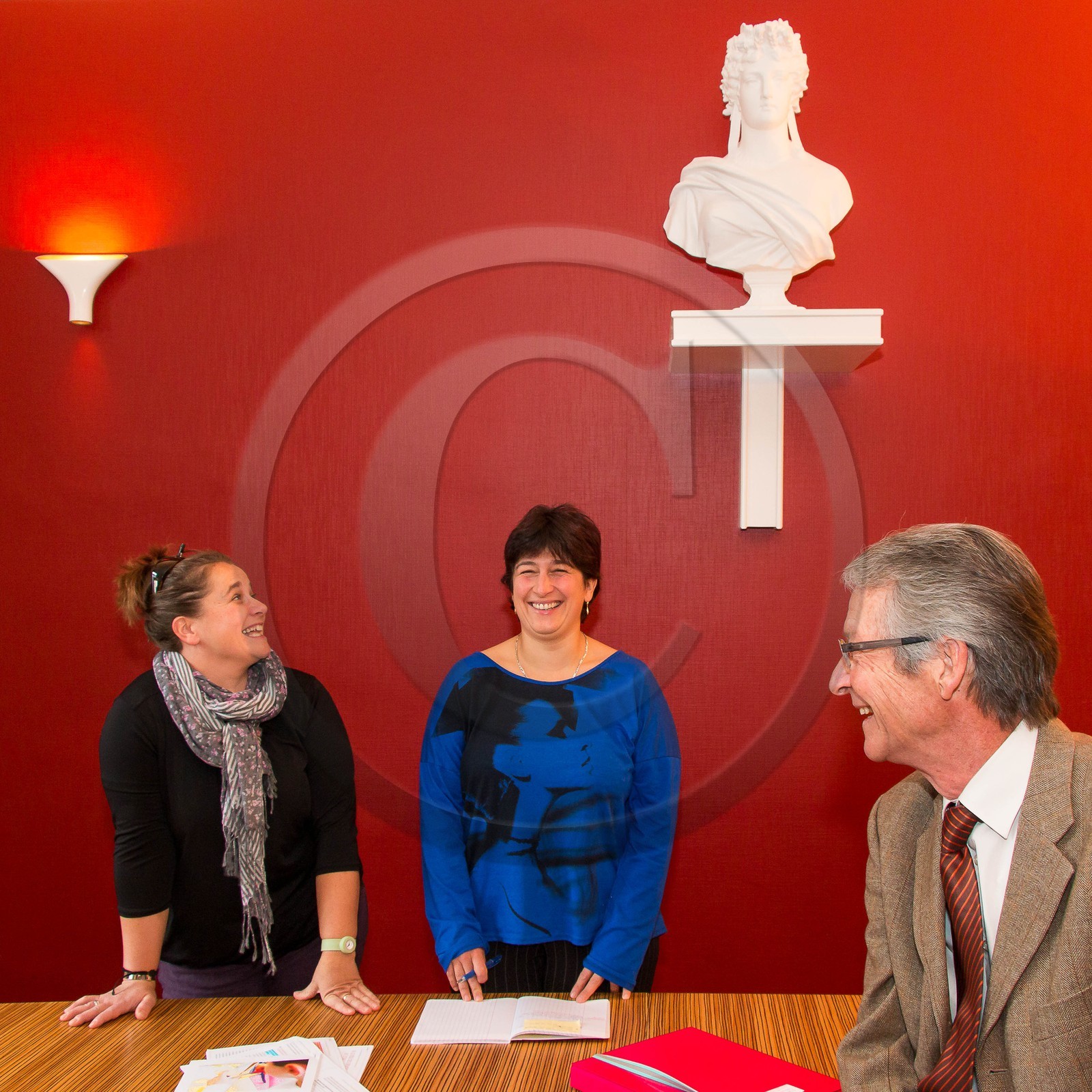 Valbonnais, Denis Macé, maire de Valbonnais et son équipe