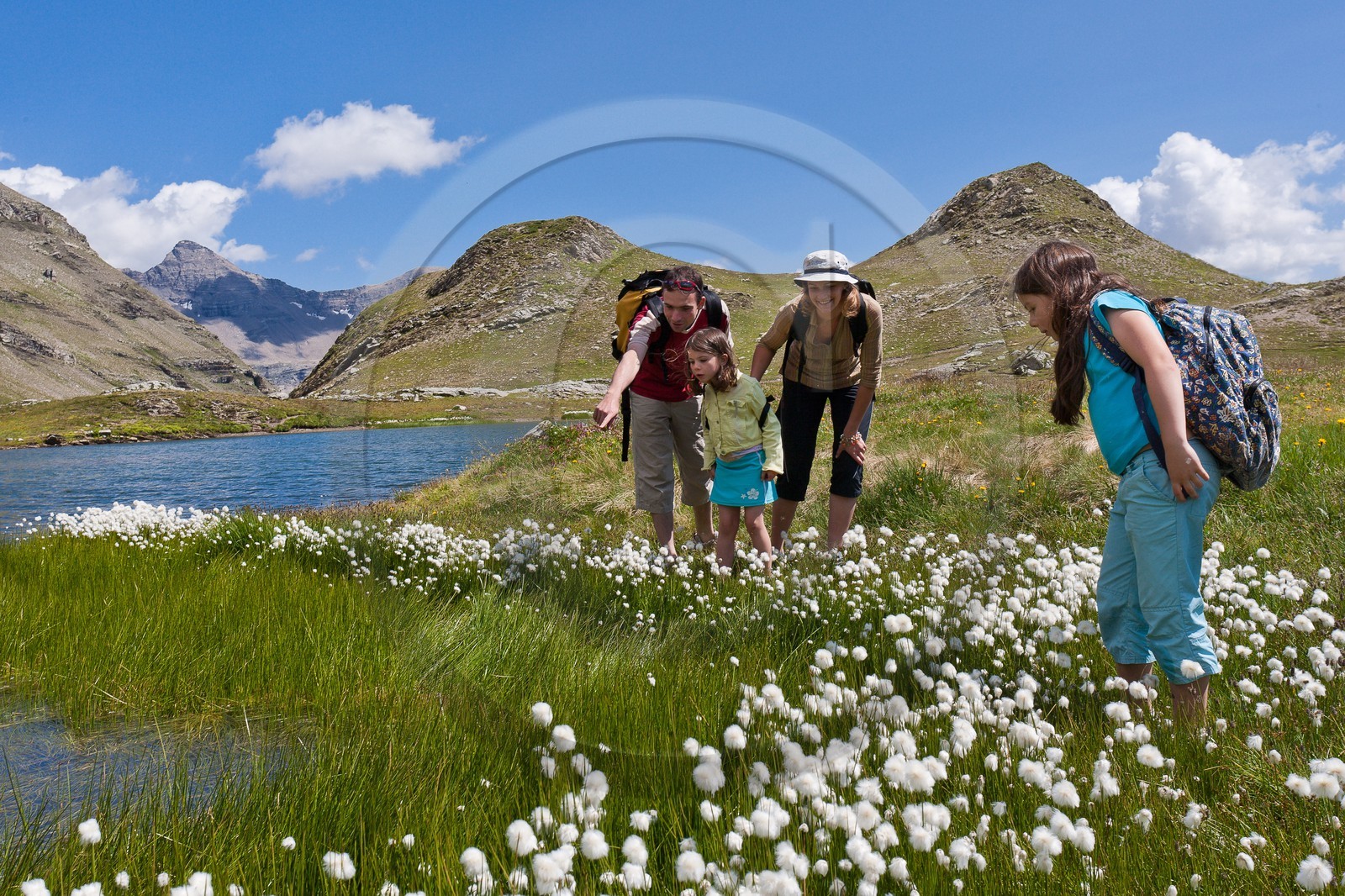 Orcières 1850, randonnée famille