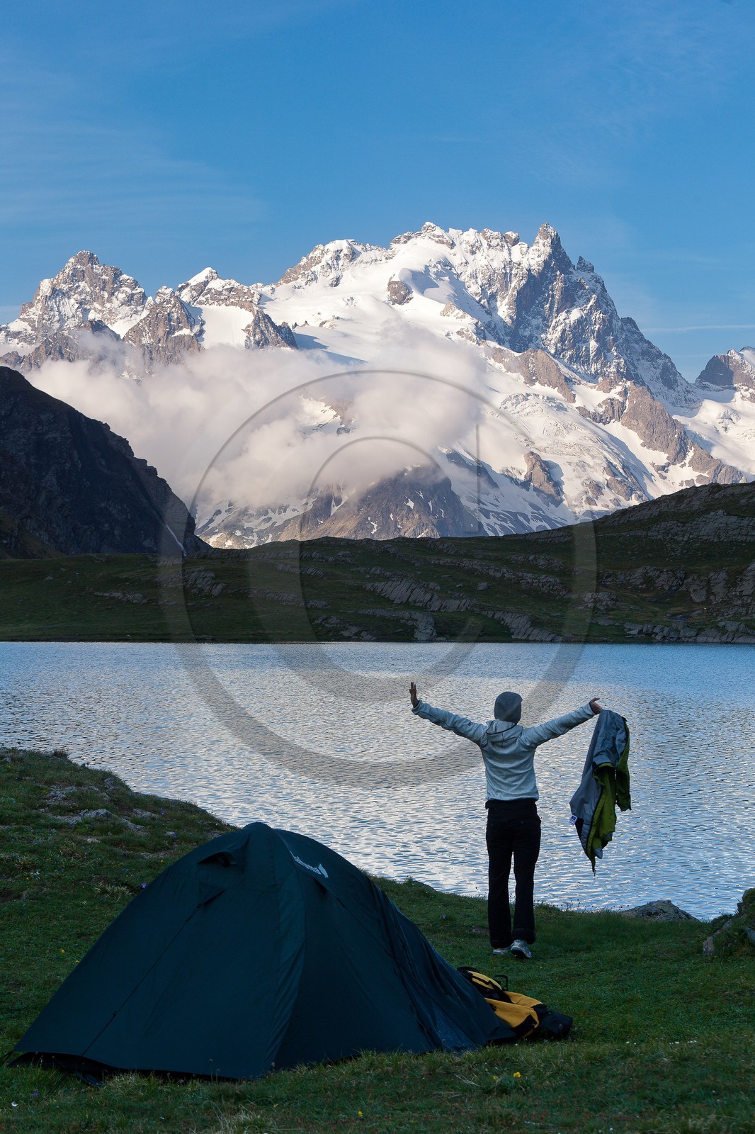 Bivouac au lac du Goléon