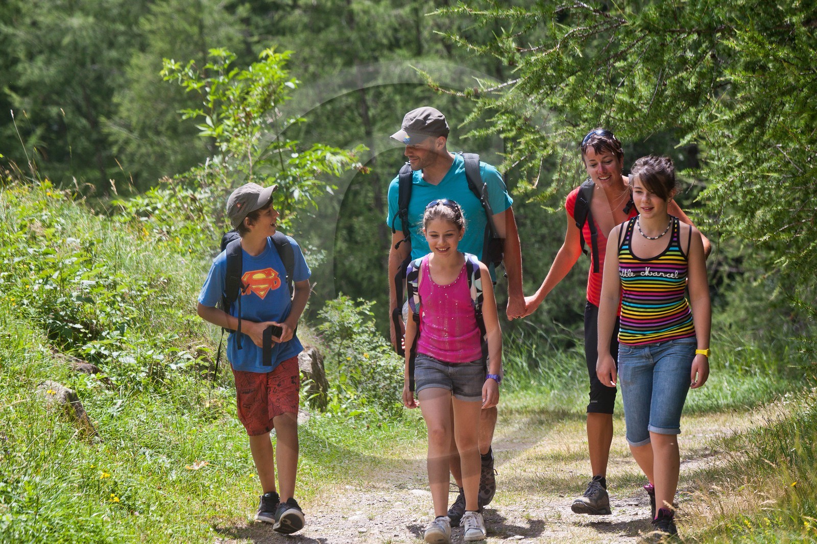 Randonnée famille montagne