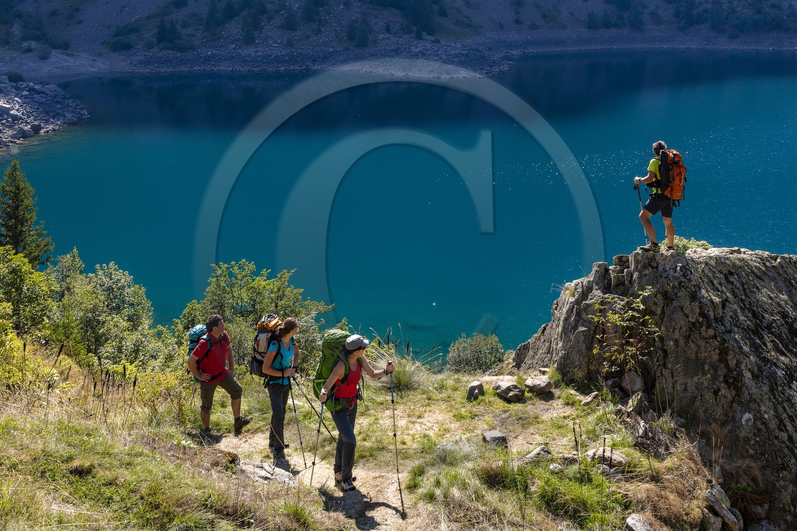 Randonnée pédestre sur le GR54