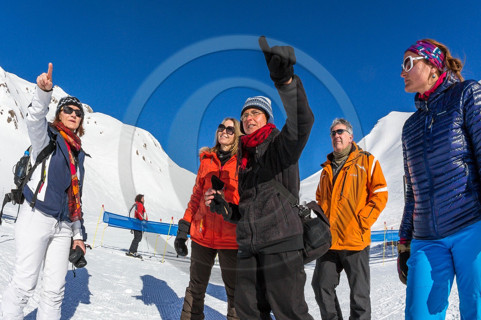 Serre-Chevalier, Snow drawings, une œuvre de l'artiste Sonja Hinrichsen