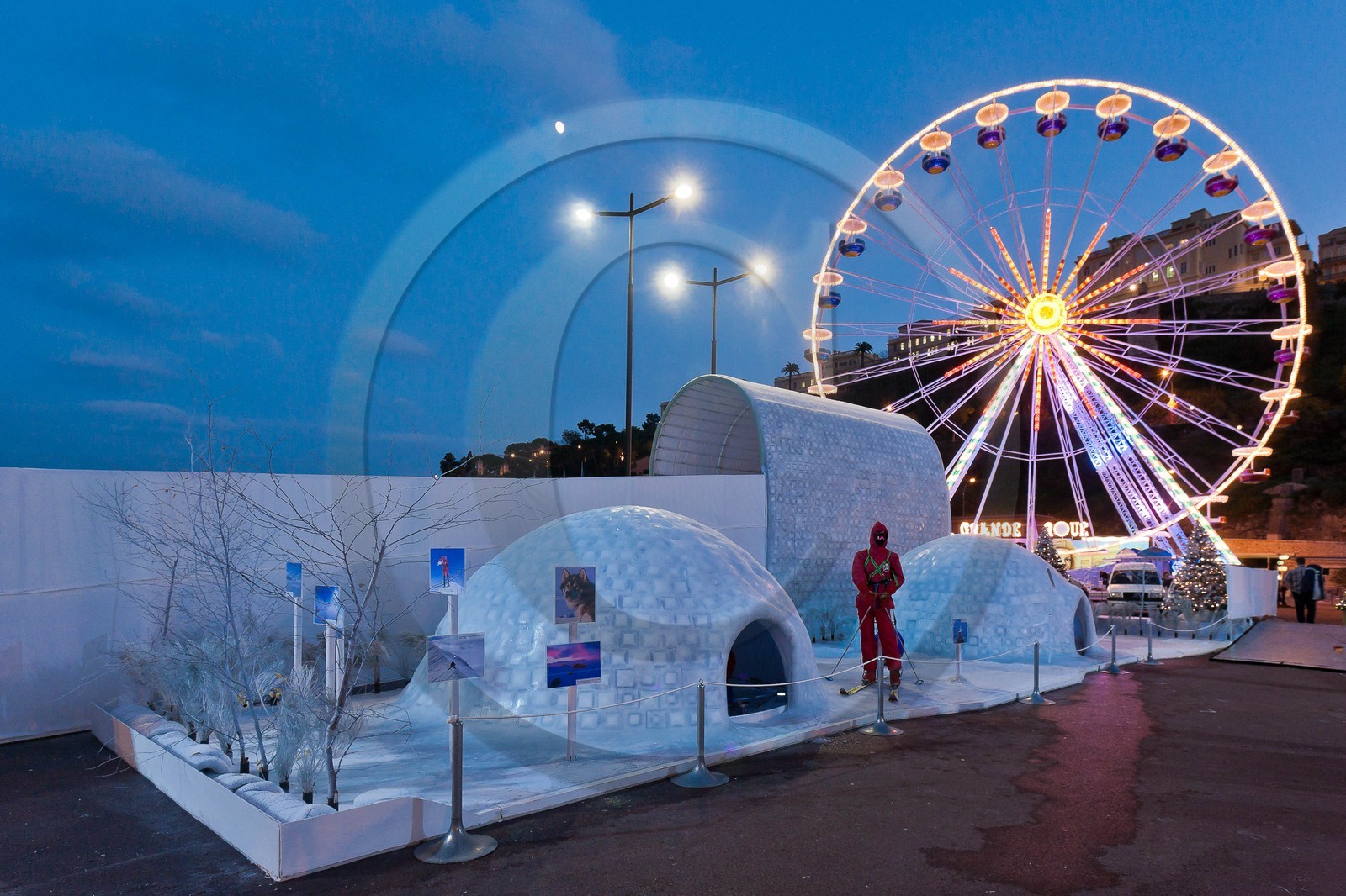 Monaco, exposition de Bertrand Bodin Délices de gel