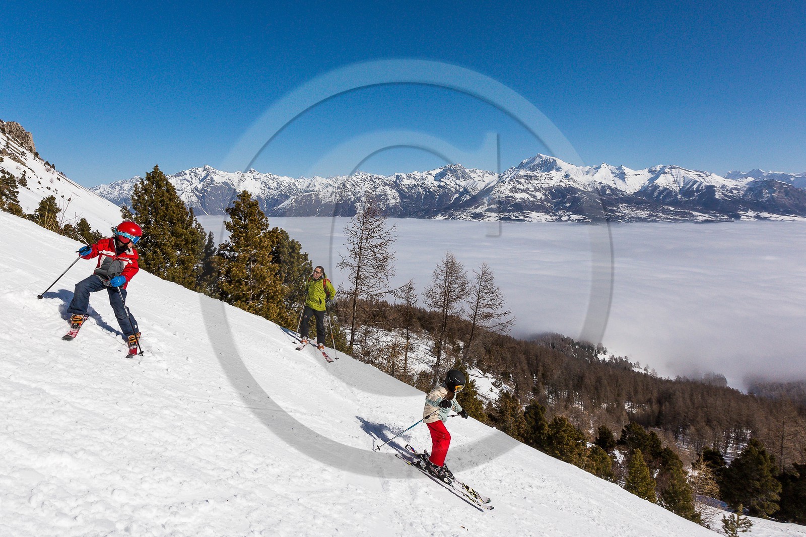 vallée du Champsaur, station de ski de Laye-en-Champsaur