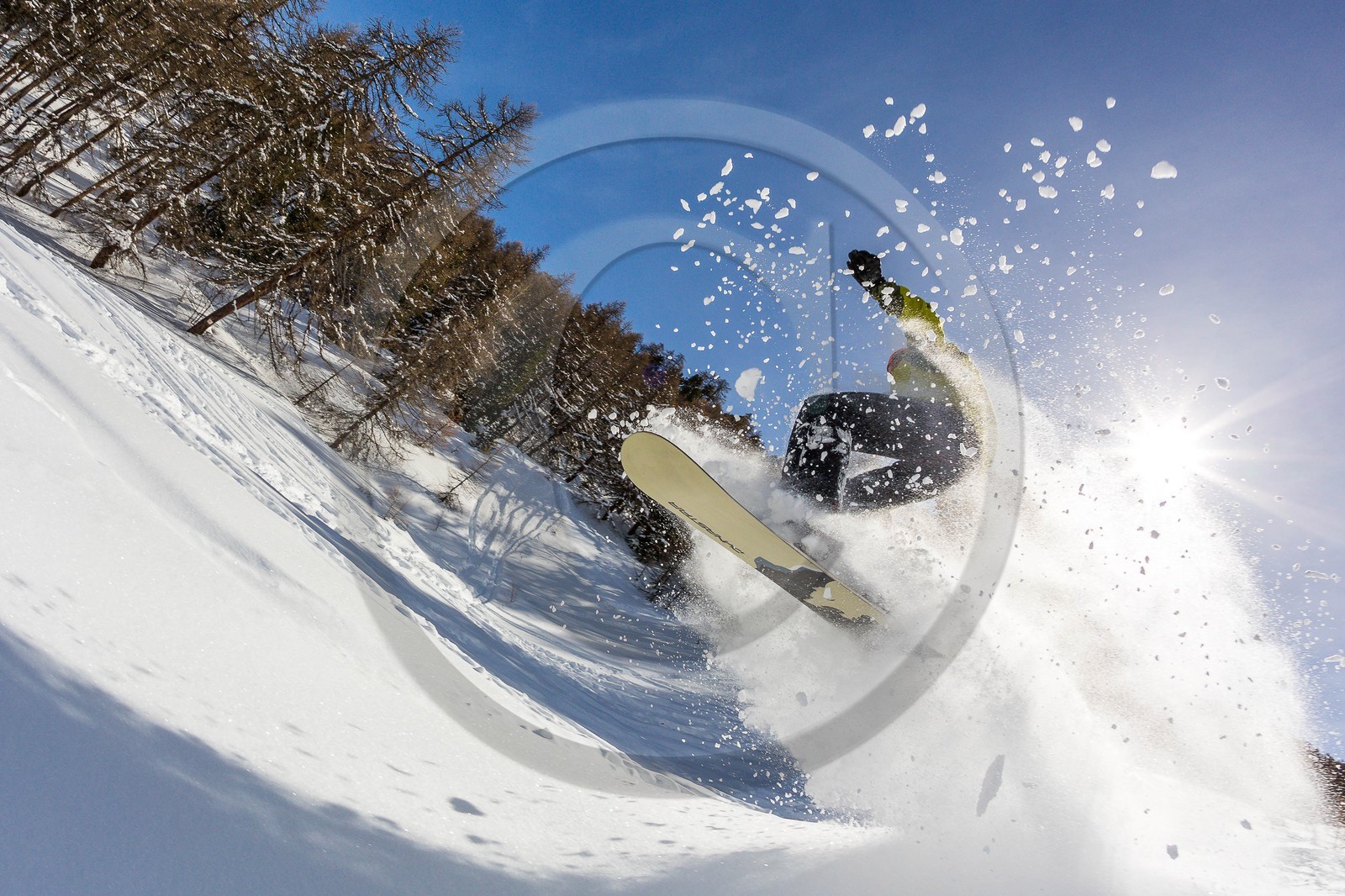 Crévoux, surf des neige, snowboard